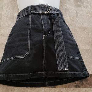 Sold OutTop Stitch Denim Skirt Forever 21 Medium
